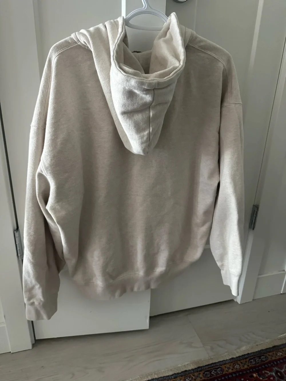 Brandy Melville Cream Fleece Zip Hoodie - Picture 7 of 7
